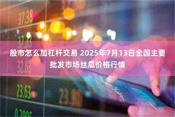 股市怎么加杠杆交易 2025年7月13日全国主要批发市场丝瓜价格行情